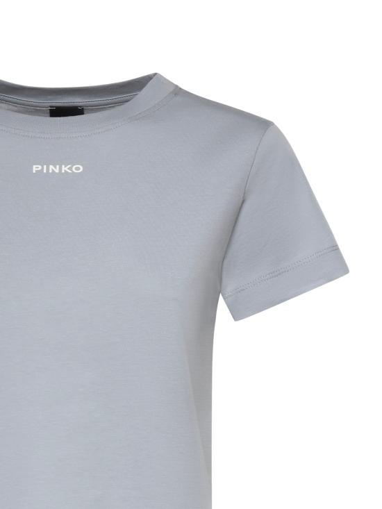 26SS 핑코 반팔 티셔츠 100373 A34FE87 Blue - PINKO