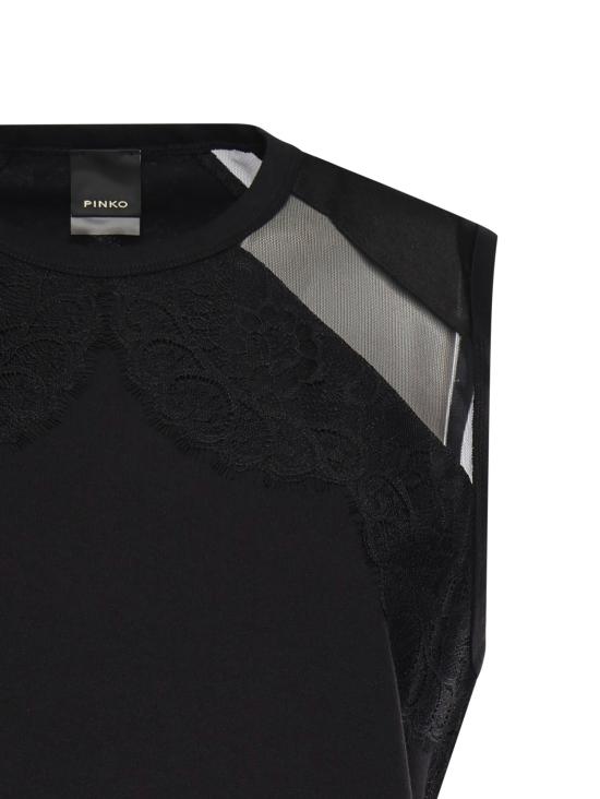 26SS 핑코 긴팔 티셔츠 106291 A335Z99 Black - PINKO