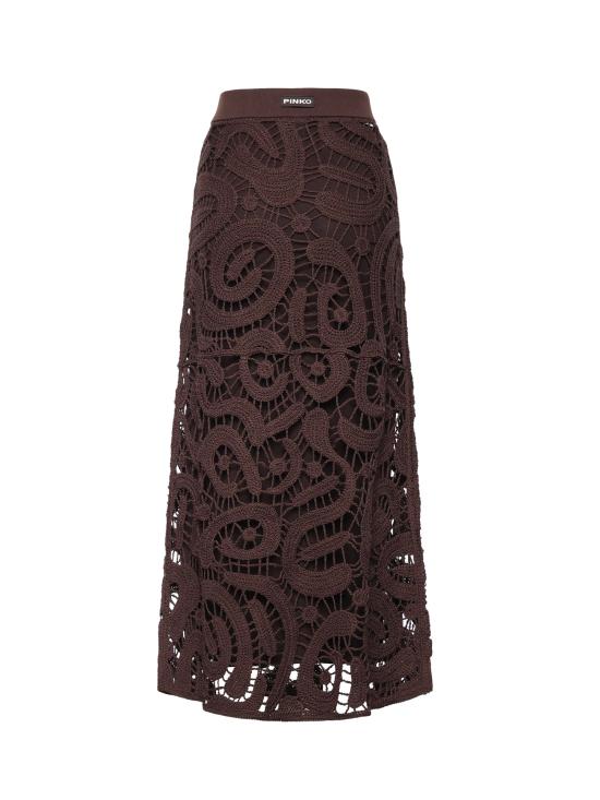 26SS 핑코 롱 스커트 106353 A354M05 Brown - PINKO