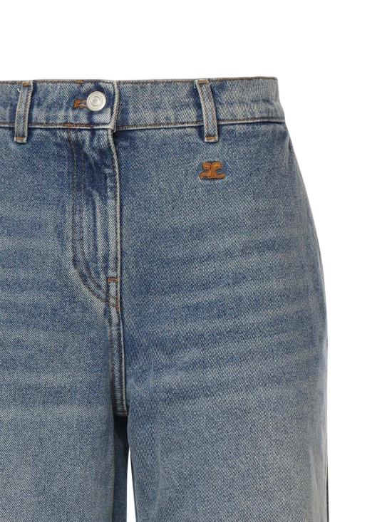 26SS 쿠레쥬 데님 팬츠 126DPA692DE0058 7055 Denim blue - COURREGES