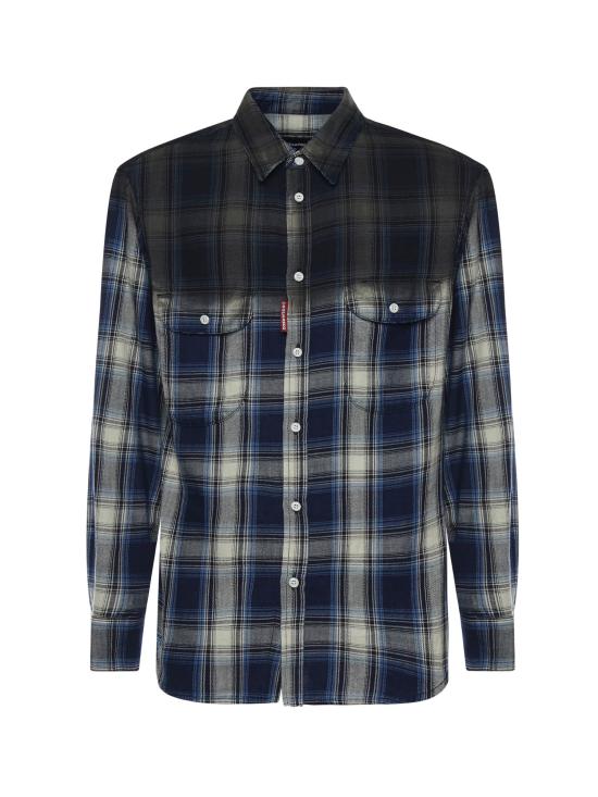 26SS 디스퀘어드2 긴팔 셔츠 S74DM0993 D35206001F Blue