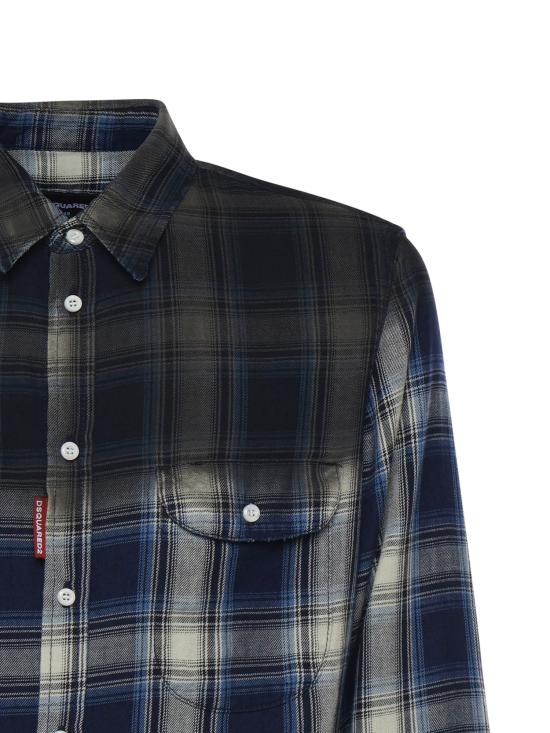 26SS 디스퀘어드2 긴팔 셔츠 S74DM0993 D35206001F Blue - DSQUARED2