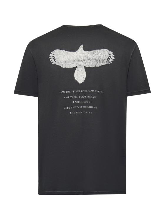 26SS 앤 드뮐미스터 반팔 티셔츠 B0013414 FA638098 FADED BLACK - ANN DEMEULEMEESTER