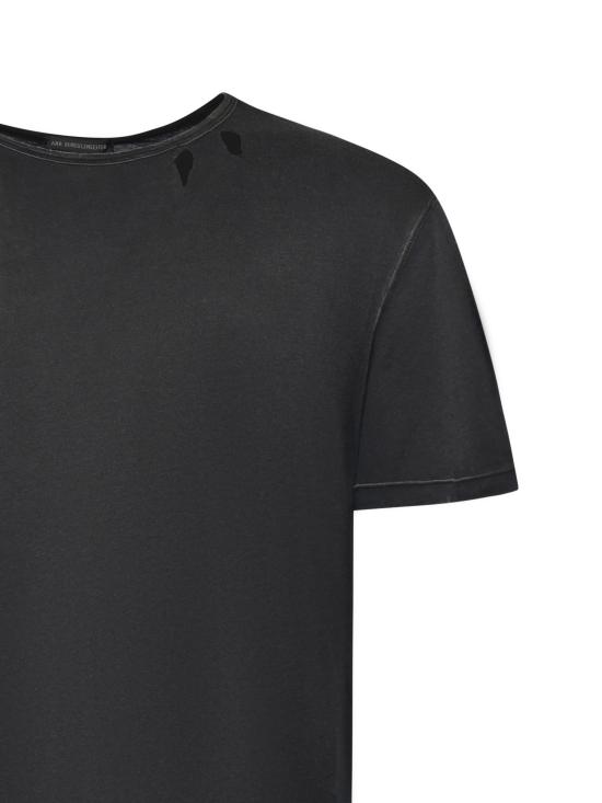 26SS 앤 드뮐미스터 반팔 티셔츠 B0013414 FA638098 FADED BLACK - ANN DEMEULEMEESTER