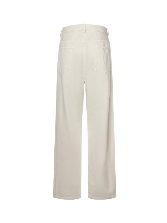 26SS 앤 드뮐미스터 스트레이트 팬츠 B0010309 FA038003 White - ANN DEMEULEMEESTER