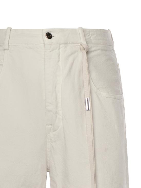 26SS 앤 드뮐미스터 스트레이트 팬츠 B0010309 FA038003 White - ANN DEMEULEMEESTER