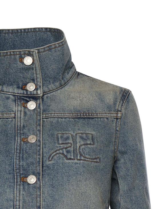 26SS 쿠레쥬 자켓 126DBL335DE0058 7055 Denim blue - COURREGES