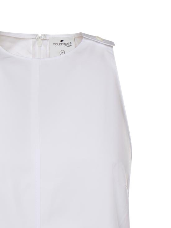 26SS 쿠레쥬 숏 원피스 126CR0770CO0172 0010 White - COURREGES
