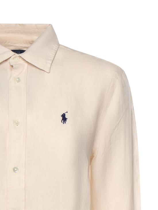 26SS 폴로 랄프로렌 포니 자수 리넨 셔츠 (211970730009) 211970730 511 Beige - POLO RALPH LAUREN