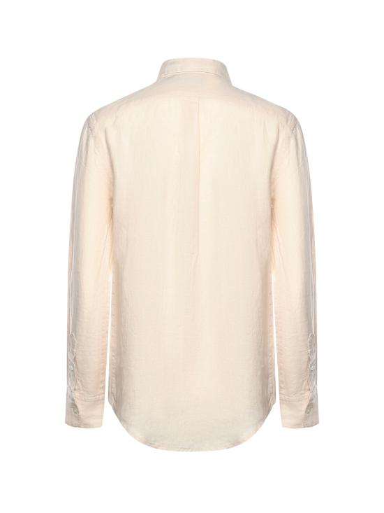 26SS 폴로 랄프로렌 포니 자수 리넨 셔츠 (211970730009) 211970730 511 Beige - POLO RALPH LAUREN