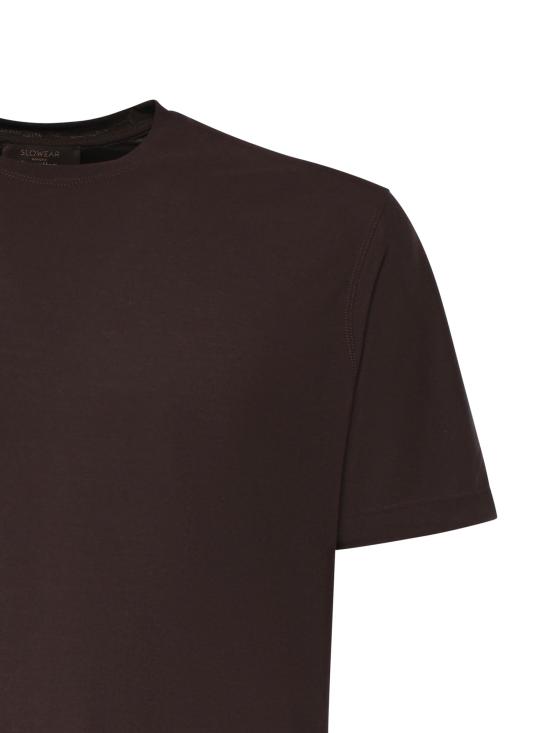 26SS 자노네 반팔 티셔츠 815214 ZG380Z1495 Brown - ZANONE