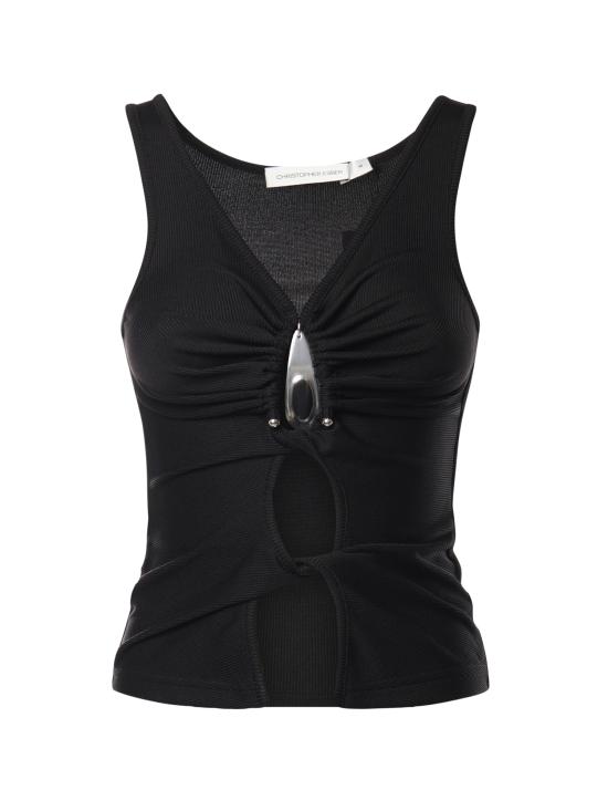 25FW 크리스토퍼에스버 긴팔 티셔츠 25041333 BLACK Black