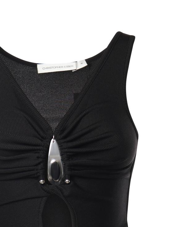 25FW 크리스토퍼에스버 긴팔 티셔츠 25041333 BLACK Black - CHRISTOPHER ESBER