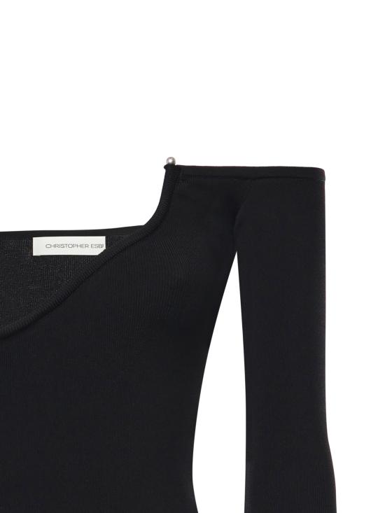 26SS 크리스토퍼에스버 긴팔 티셔츠 25041262 BLACK Black - CHRISTOPHER ESBER