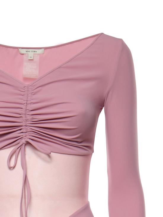 26SS 넨시 도자카 미디 원피스 NDDR3111003500 PUCE - NENSI DOJAKA