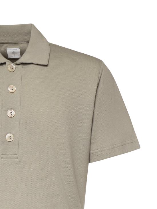 26SS 일레븐티 폴로 티셔츠 M75POLM05TES0M120 07 Army green - ELEVENTY