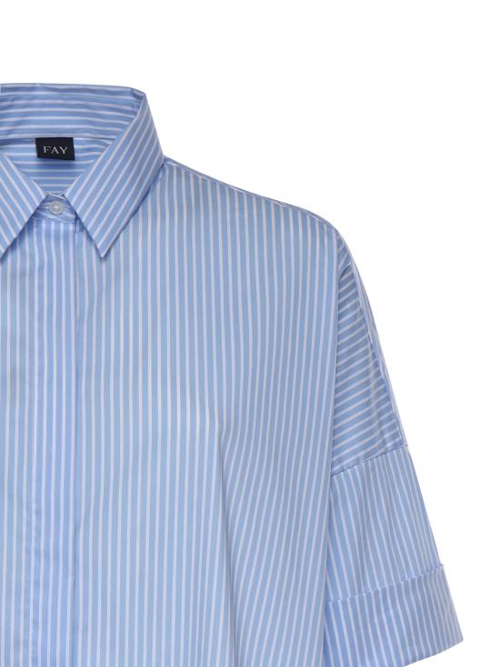 26SS 페이 셔츠 NCWA552552SZCM U006 White light blue - FAY