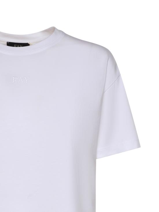 26SS 페이 반팔 티셔츠 NPWB2526610ZEM B001 White - FAY