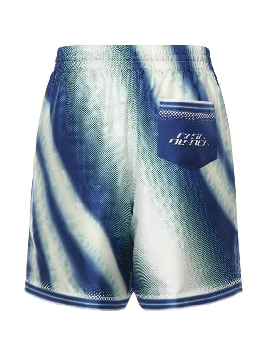 26SS 카사블랑카 숏팬츠 MSP26TR399 03 Blue - CASABLANCA