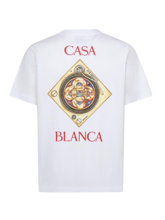 26SS 카사블랑카 반팔 티셔츠 MSS26JTS001 02 White - CASABLANCA