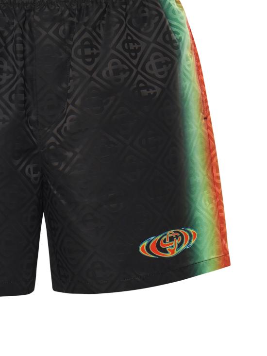 26SS 카사블랑카 스윔팬츠 MSP26TR224 01 Black - CASABLANCA