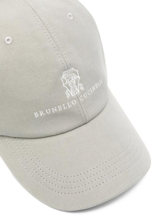 26SS 브루넬로 쿠치넬리 로고 자수 베이스볼 캡 M252D9850 CLG27 - BRUNELLO CUCINELLI
