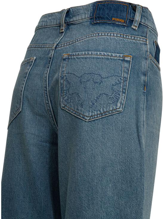 26SS 핑코 스트레이트 팬츠 103857A341PJF LIGHT BLUE - PINKO