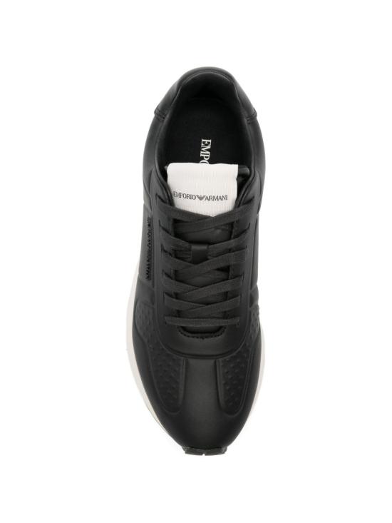 26SS 엠포리오 아르마니 스니커즈 EM003740AF19726MC005 BLACK - EMPORIO ARMANI