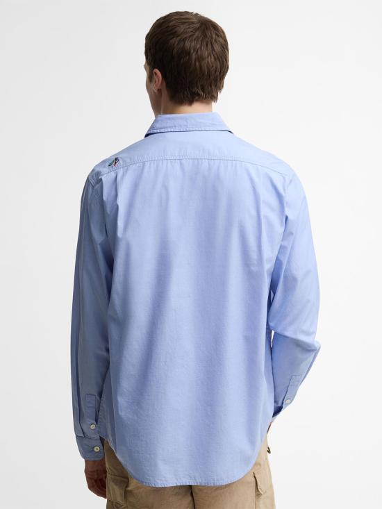 26SS 바버 긴팔 셔츠 MSH5782 BL54 BLUE - BARBOUR