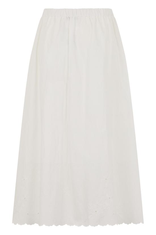 26SS 위켄드막스마라 롱 스커트 WKDPIO2615101021600001 White - WEEKEND MAX MARA