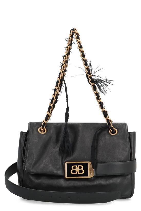 25SS 발렌시아가 숄더백 8117812ABIV1060 black