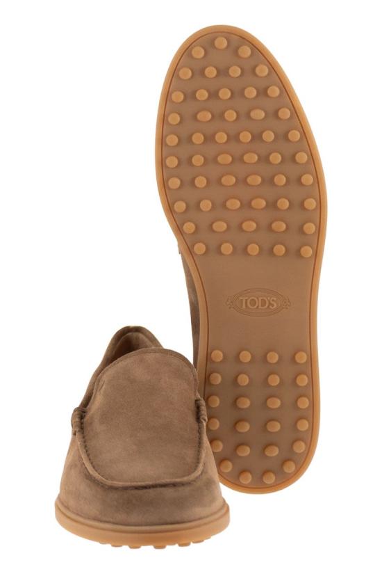 26SS 토즈 스웨이드 슬리퍼 로퍼 XXM78L0AJ30RE0S818 LIGHT BROWN - TODS