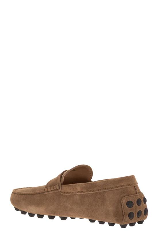 26SS 토즈 고미노 스웨이드 드라이빙 슈즈 XXM52K00640RE0S818 BEIGE - TODS