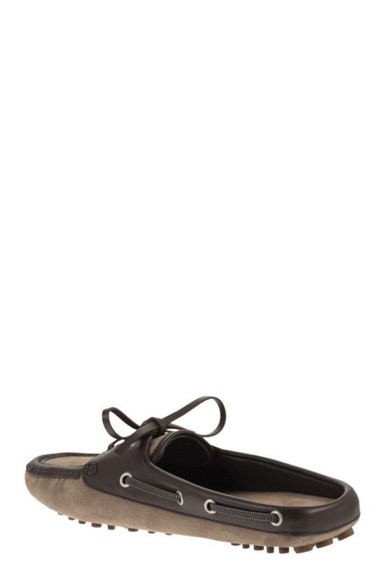 26SS 브루넬로 쿠치넬리 로퍼 MZSFG3202 C8849 BROWN - BRUNELLO CUCINELLI