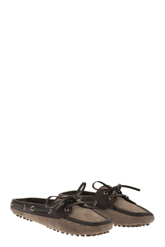 26SS 브루넬로 쿠치넬리 로퍼 MZSFG3202 C8849 BROWN - BRUNELLO CUCINELLI