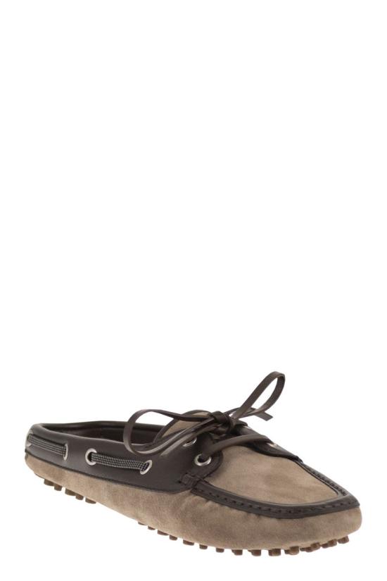 26SS 브루넬로 쿠치넬리 로퍼 MZSFG3202 C8849 BROWN - BRUNELLO CUCINELLI