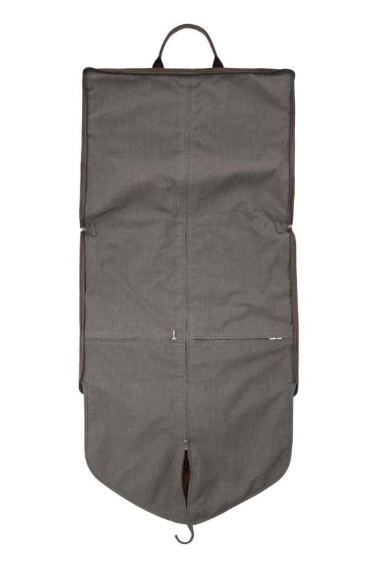 26SS 브루넬로 쿠치넬리 카프스킨 슈트 케이스 MWN4CU390 CAW48 DARK GREY - BRUNELLO CUCINELLI