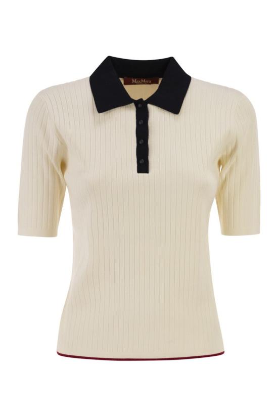 26SS 막스마라 반팔 티셔츠 2616361031600 009 WHITE BLUE