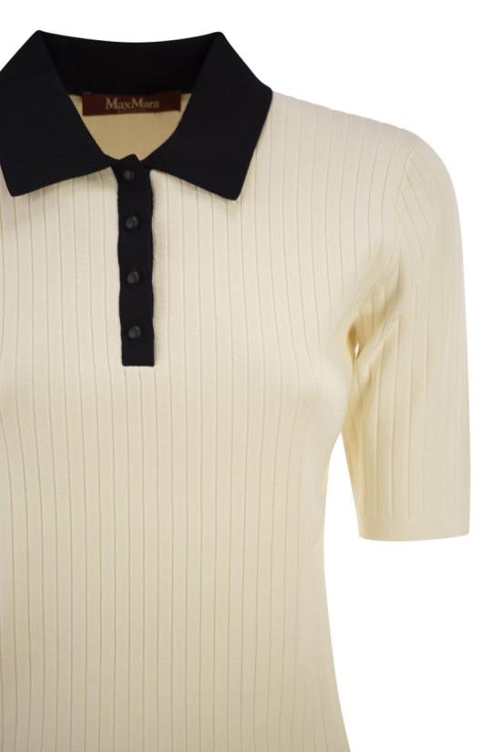 26SS 막스마라 반팔 티셔츠 2616361031600 009 WHITE BLUE - MAX MARA