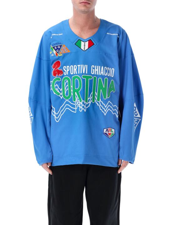 26SS 나이키 반팔 티셔츠 HOCKEYACG 001 BLU MULTI