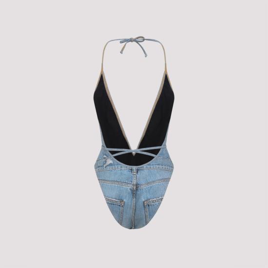 26SS 디젤 반팔 티셔츠 A187510BNCW E6866 DENIM PRINT - DIESEL