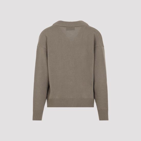 26SS 아미 울 드 하트 가디건 UKC380KN0156 A117 BEIGE TAUPE - AMI