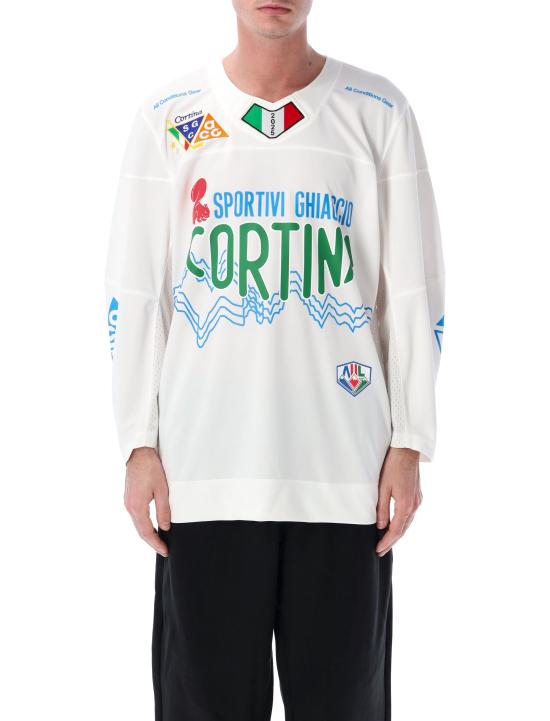 26SS 나이키 반팔 티셔츠 HOCKEYACG2 100 WHITE MULTI