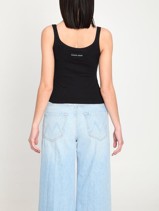 26SS 마린세르 반팔 티셔츠 WTO507ACJER0001 BK99 BLACK - MARINE SERRE