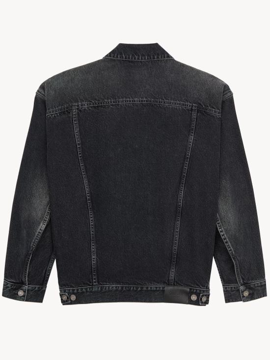 26SS 생로랑 데님 자켓 850145Y27YA 1226 BLACK - SAINT LAURENT