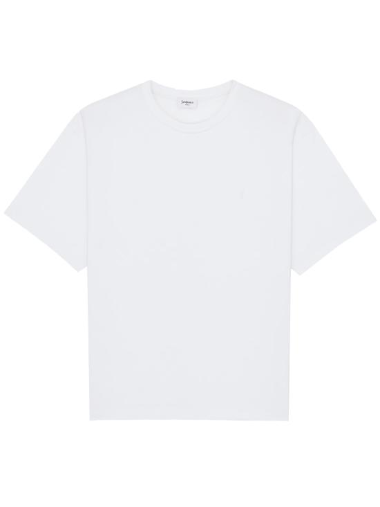 26SS 생로랑 반팔 티셔츠 862769Y38AK 9538 WHITE