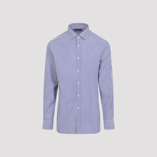 26SS 랄프로렌 퍼플라벨 긴팔 셔츠 791530497001 MEDIUM BLUE - RALPH LAUREN PURPLE LABEL