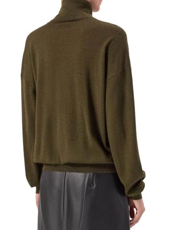 25FW 생로랑 울 터틀넥 스웨터 850331Y76GM 2370 KAKI - SAINT LAURENT