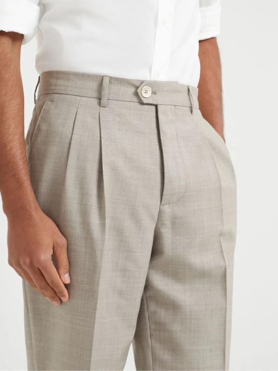 26SS 브루넬로 쿠치넬리 스트레이트 팬츠 MB407E1950 C024 - BRUNELLO CUCINELLI