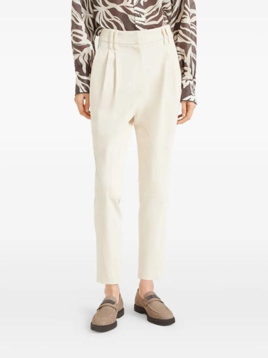 25FW 브루넬로 쿠치넬리 스트레이트 팬츠 MG512P9029 C145 - BRUNELLO CUCINELLI